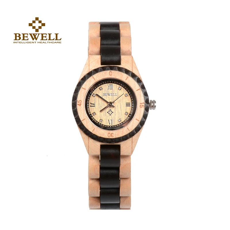 

BEWELL Ladies Watch Wooden Watch New Fashion Brand Design Luxury Watch Modern Unique Women Casual W128AL