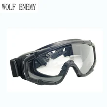 Черный лыжный спорт и Пейнтбол страйкбол очки противотуманные Баллистические Очки для шлема