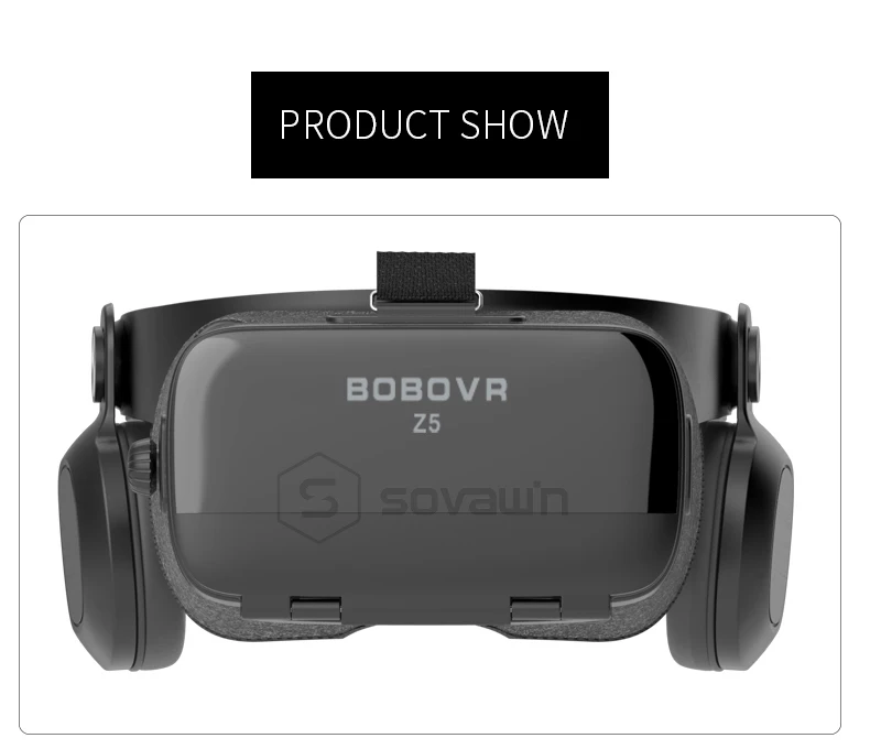 BOBOVR Z5 гарнитура виртуальной реальности с эффектом погружения стерео 3D очки VR картонный шлем 120 FOV для смартфонов 4,7-6,2'