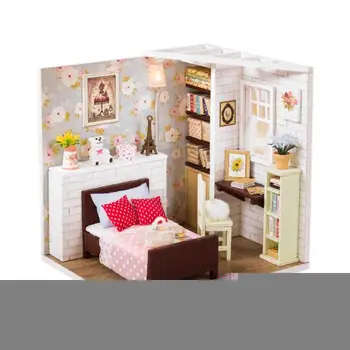 

DIY Mini Doll House Assemble Dollhouse Hands-on Toy Children DIY Craft Educational Toys Romantic Gift For Wedding Girlfriend
