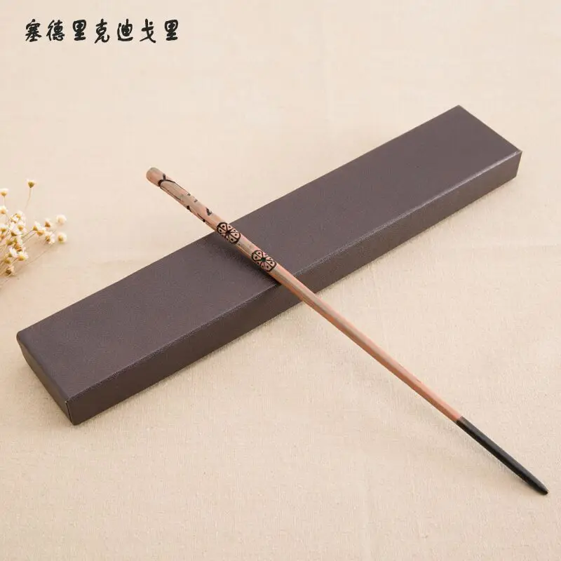 

Colsplay Metal Core Newest Quality Deluxe COS Cedric Diggory Magic Wands/Stick with Gift Box packing Harri Potter