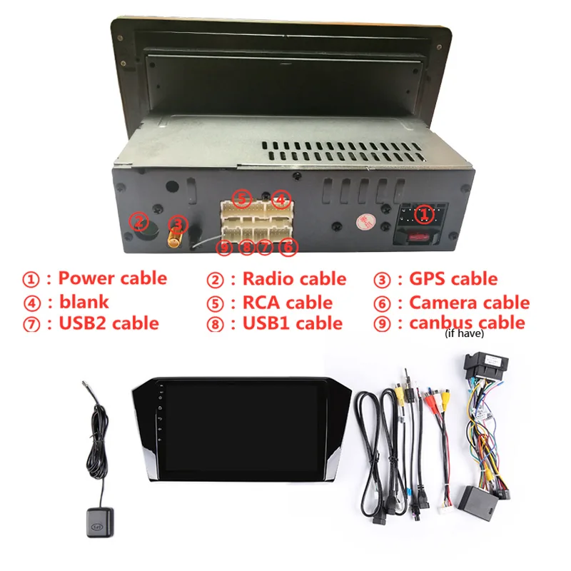 Cheap 10.1" 4G RAM 8 cores Android Car DVD GPS Navigation For VW Magotan Passat B8 2015 2016-2018 audio stereo car radio headunit wifi 5