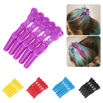 

5 Pcs Alligator Hair Clips Salon Professional Section Clamps Plastic Big Hairdressing Styling Tools Men/Women Wholesale