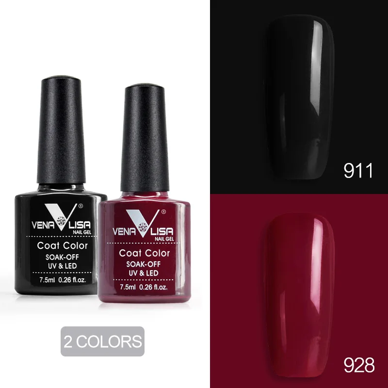 

Venalisa Nail Gel polish 2pcs/lot New manicure Long Lasting Bright Color Gel Polish Soak Off UV LED UV Gel Nail Polish lacquer
