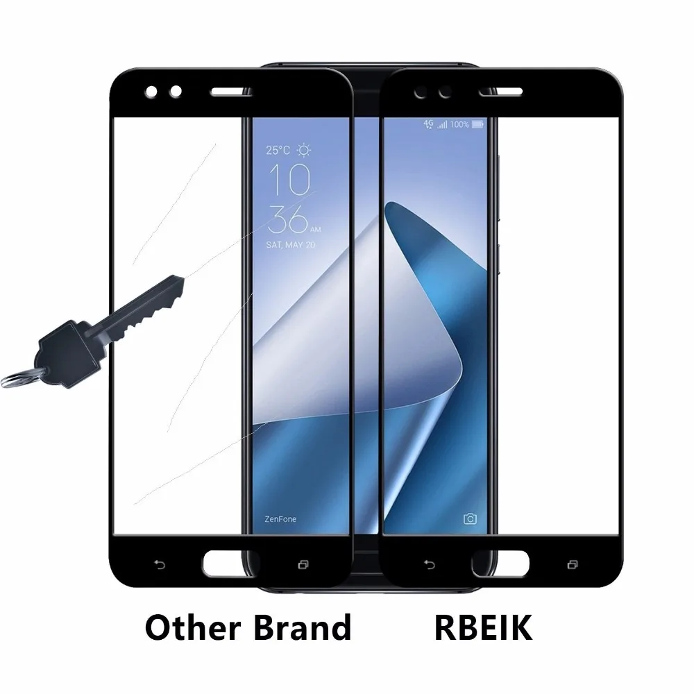 Полноразмерная пленка для экрана Asus Zenfone 3 Laser 3S 4 Max Pro Plus Live ZB501 Selfie ZC554KL Защитная из