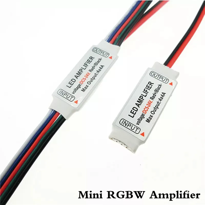 Светодиодный Усилитель RGBW Φ 4A * 4 канальный светодиодный с гнездовой вилкой