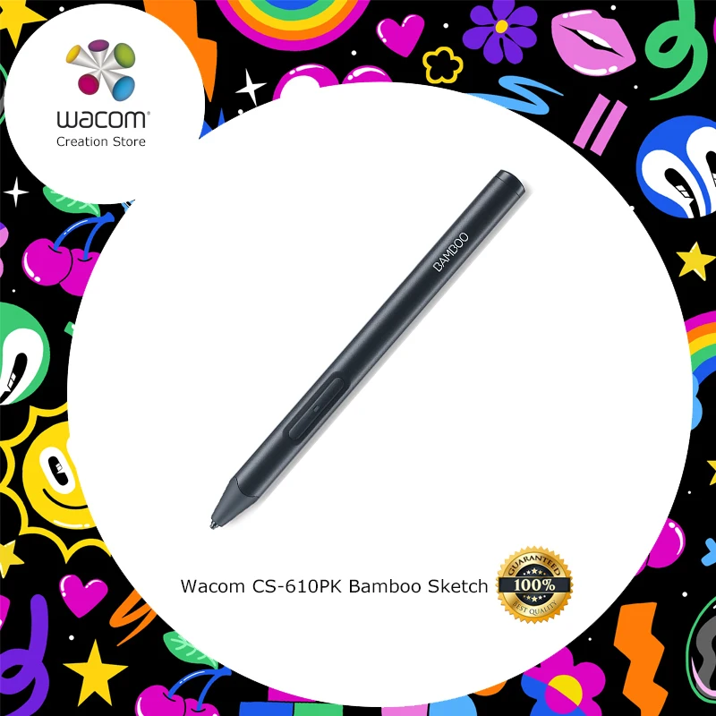 

Wacom CS-610PK Bamboo Sketch Smart Drawing Stylus for iPhone iPad 2048 Pressure Levels