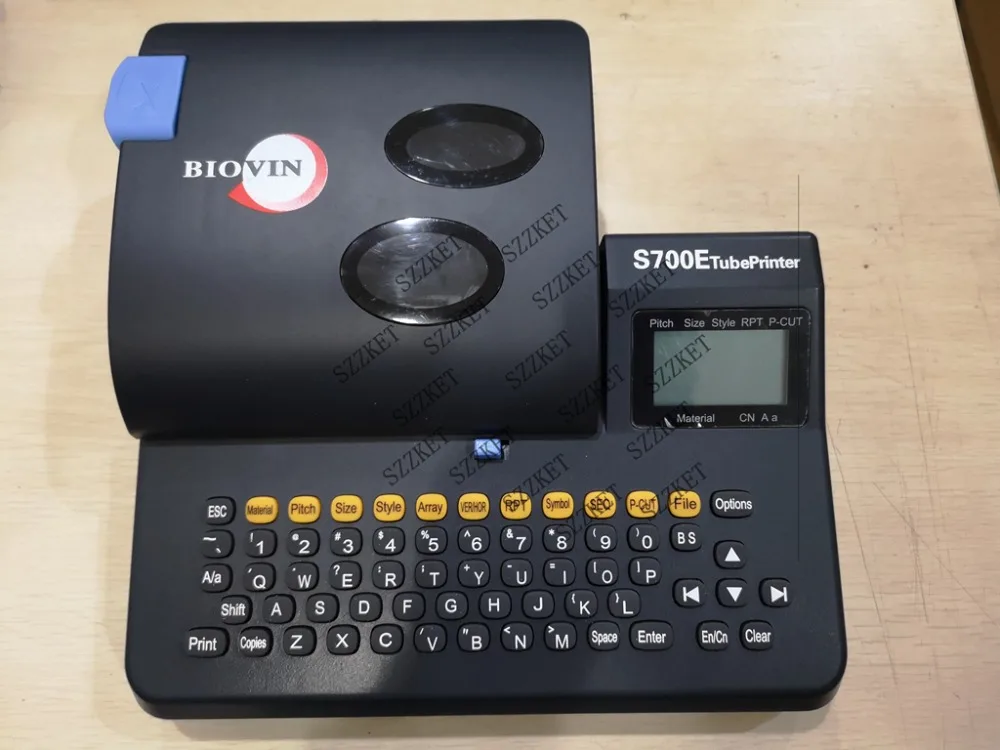 S700E line number machine can be connected to a computer Casing marking machine Heat shrinkable tub