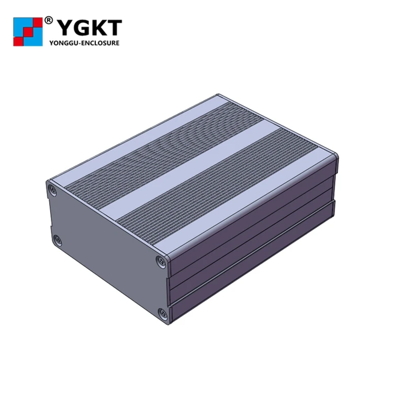

76*35*100/2.99''x1.38''x3.94''mm Aluminum Extruded project enclosure box electron case for Electronic Power amplifier housing
