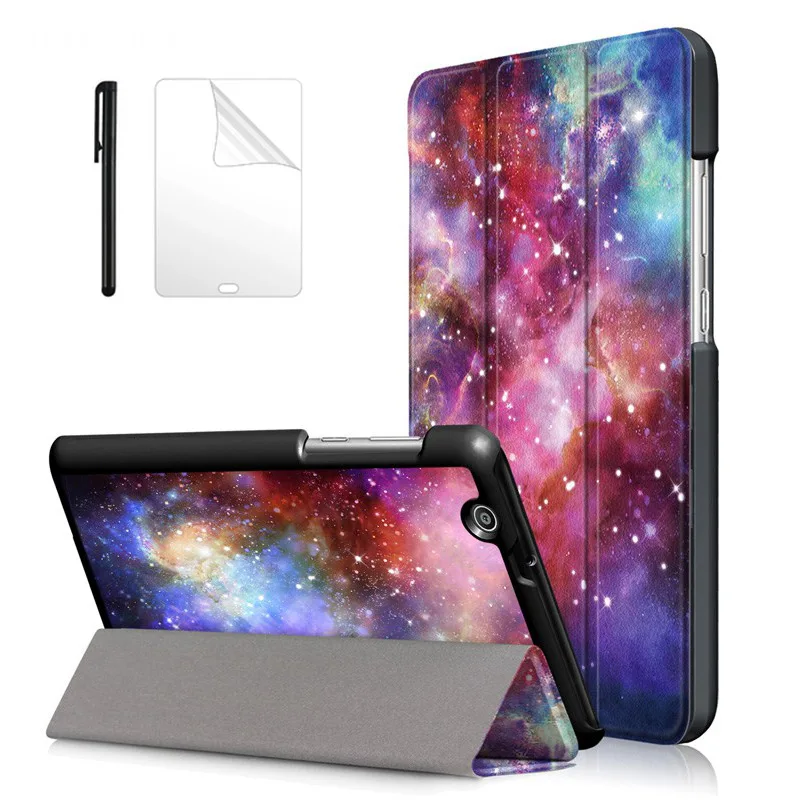 Тонкий магнитный складной чехол для Huawei MediaPad T3 7 0 BG2 U01 3G версия Чехол + пленка