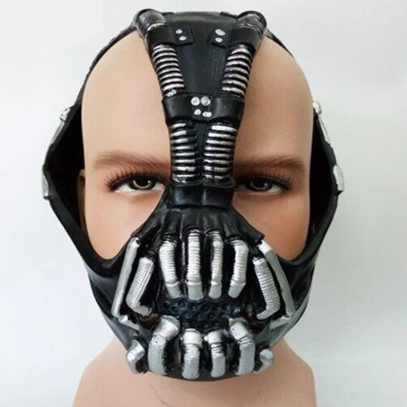 

Batman The Dark Knight Rises Bane Mask Zombies Devil Latex Cosplay Costumes Props for Halloween Carnival Masquerade Party Show