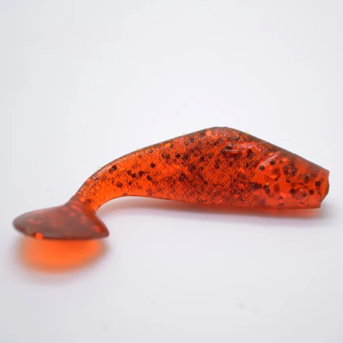 Soft Fishing Lure Worm Bait Silicone Lure Wobblers 5cm Isca Artificial Luminous Cleaner Fishing