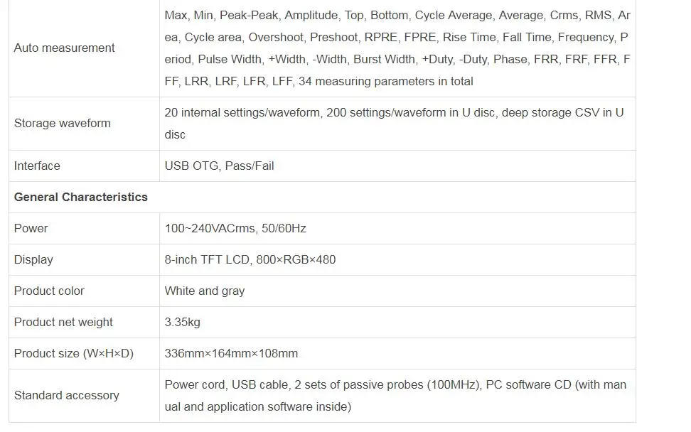 UNI-T UTD2102CEX-II UTD2072CEX-II цифровой запоминающий осциллограф 2 Каналы 70/100 МГц 25kpts Глубина памяти Scopemeter