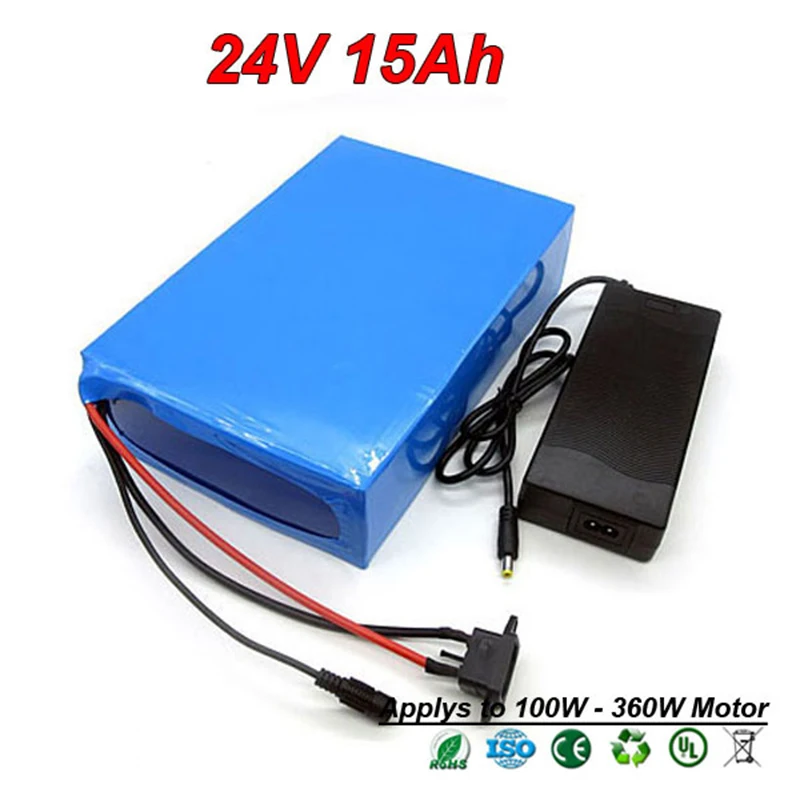24V 15Ah 350W комплект литий ионных батарей для электровелосипеда Bafang 8Fun Motor No