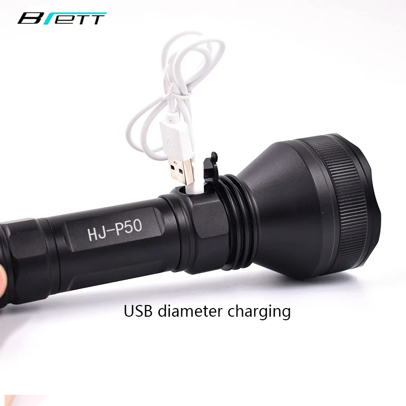 Led flashlight cree xhp50 xhp70 usb charging Use 26650 battery Hunting Adventure Night walk Powerful led Tactical flashlight