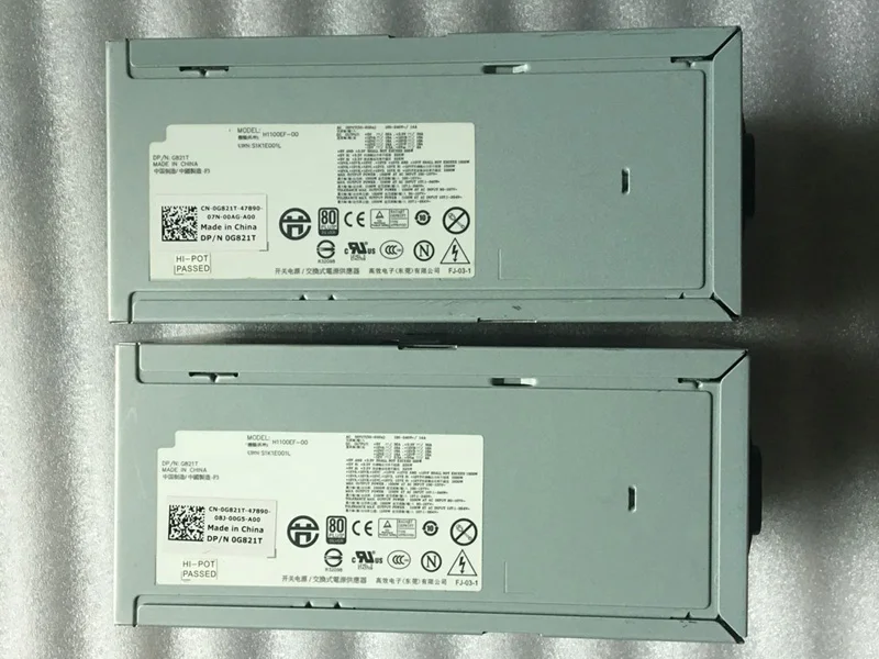 Оригинальный 1100 Вт источник питания для Precision T3500 T5500 T7500 PSU G821T H1100EF 00|Блоки