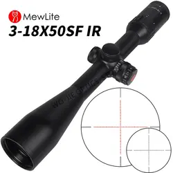 Mewlife 3-18x50 Высокое качество охотничий прицел широкое поле зрения ударопрочный прицел ж/21 мм крепление кольца и зонты