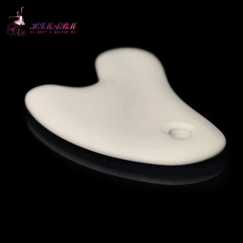 HIMABM ancient Chinese Ceramic guasha board massage tool facial treatment scraping tool for body health beauty care HIMABM ancient Chinese Ceramic guasha board massage tool facial treatment scraping tool for body health beauty care