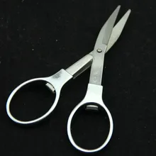 Ханчжоу zhangxiaoquan дорожные ножницы 888 складной из нержавеющей стали карманная сигарная гильотина рыбацкие ножницы для студентов