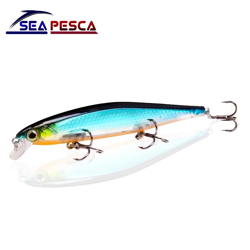 

SEAPESCA Minnow Fishing Lure 11cm 13g Isca Artificial Hard Bait Carp Fishing Wobblers Bass Pike Pesca Crankbaits Tackle JK433A