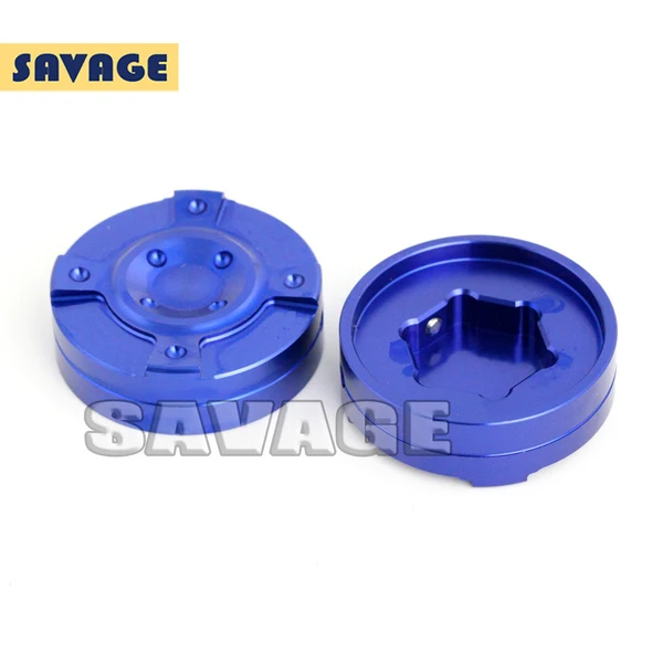 

Motorcycle Accessories CNC Triple Tree Stem Yoke Fork Caps Cover For YAMAHA YZF-R3 YZF-R25 2014-2015 Blue