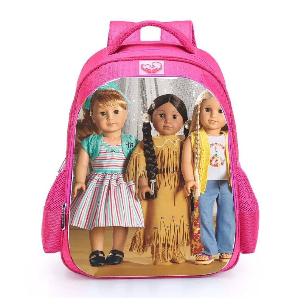LIANKA Kids American Girl Dolls School Bag Pink Backpack Book Bags for