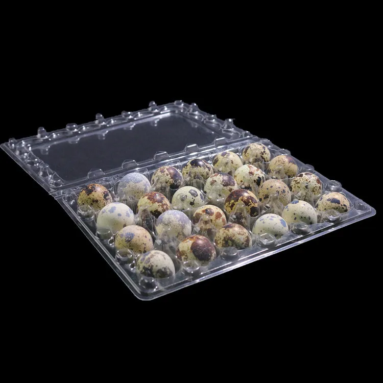 

Factory direct quail egg box transparent PVC egg tray plastic blister wholesale 12Holes 18Holes 20Holes 24Holes 30Holes egg tray
