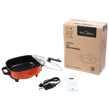 

AC220-240V 50-60HZ 1500W POWER Electric Hot Pot with 6L Capacity Electric Chafing Pan Hot Pot Cooker Household Hot Pot Maker