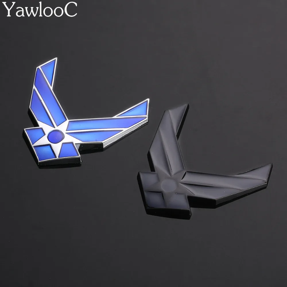 Автомобильная 3D USAF хромированная металлическая эмблема значок на руку