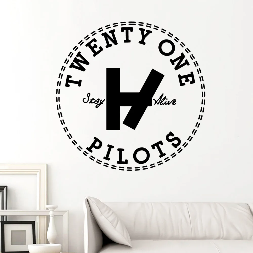 Diy Quotes Twenty One Pilots Wall Decals Pvc Mural Art