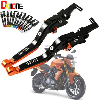 

CNC Aluminum Motorcycle For Kawasaki Bn 125 BN125 2003-2008 2006 Moto lever Accessories Adjustable Folding Brake Clutch Levers