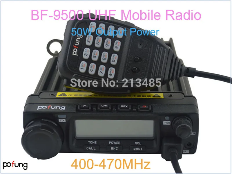 Pofung Baofeng BF-9500 мобильное радио/автомобильное радио UHF: 400-470MHz 200CH 50W автомобильное радио