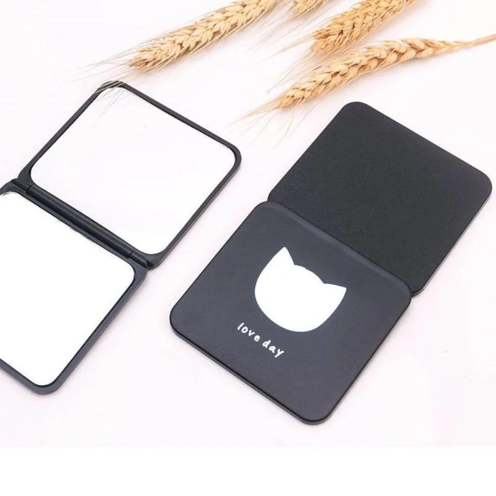 Small mirror health mirror carry on mirror easy to carry a toilet double sided flip over mirror