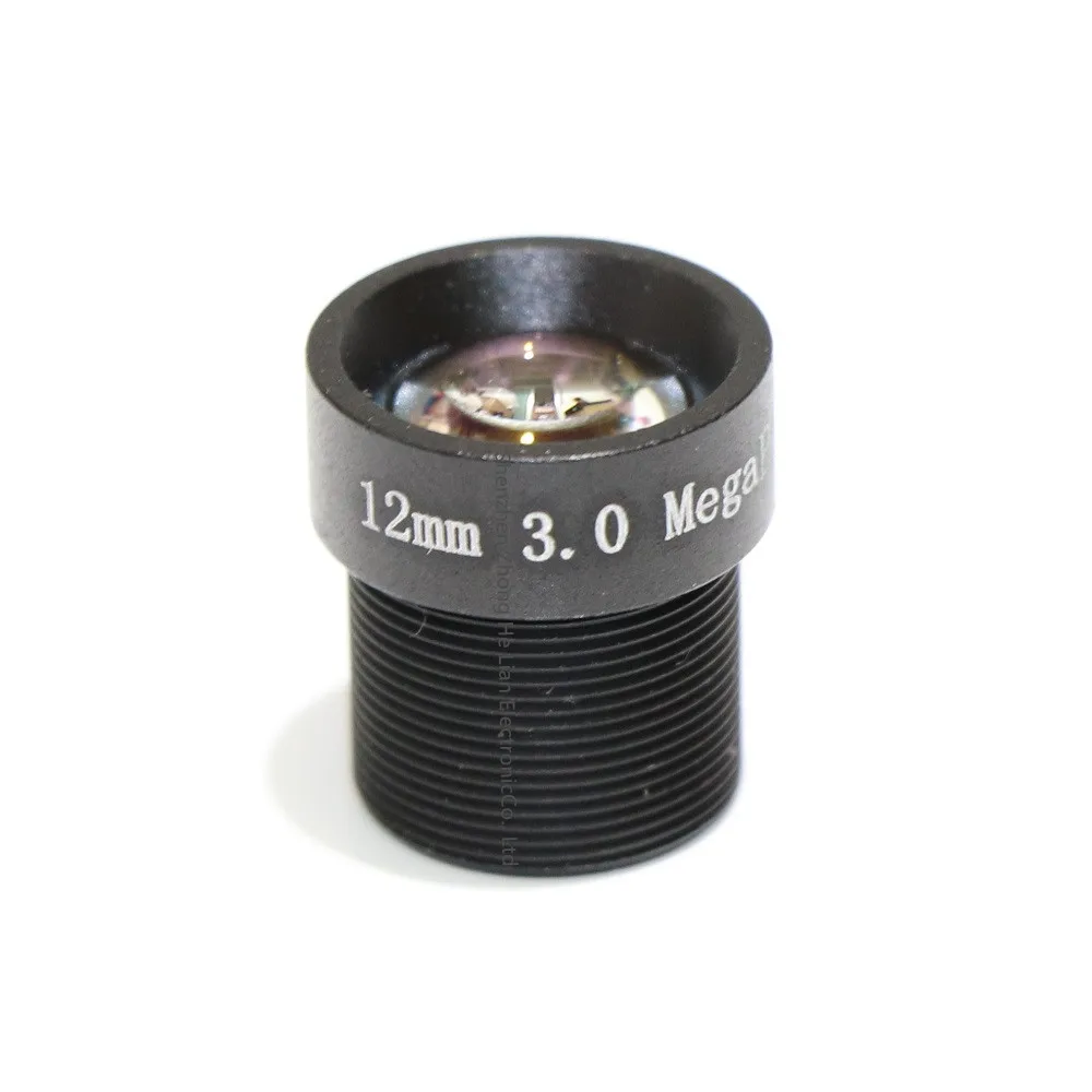 

12mm Lens 3.0 MegaPixel 26.2 Degree MTV M12 x 0.5 Mount Infrared Night Vision Lens For CCTV Security Camera