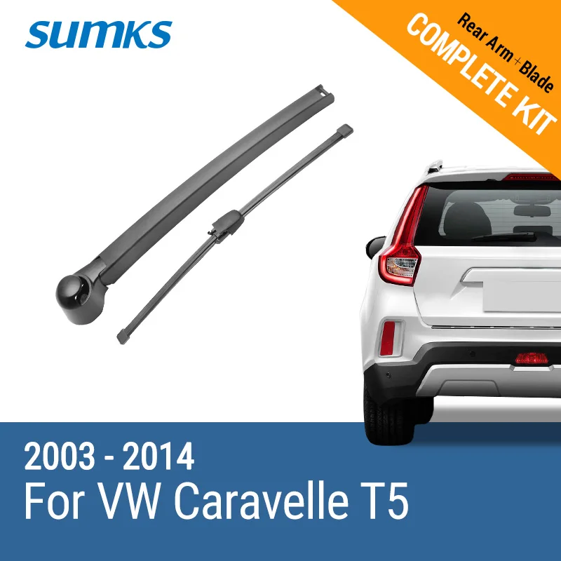 

SUMKS Rear Wiper & Arm for VW Caravelle T5 2003 2004 2005 2006 2007 2008 2009 2010 2011 2012 2013 2014