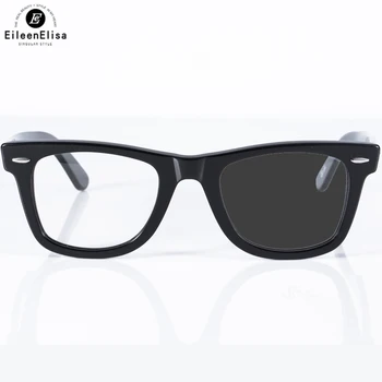 

EE Acetate Frame with Prescription Lens 1.61 Photochromic Reading Glasses Men Women Classic Anti Glare UV400 Fashion Glasses