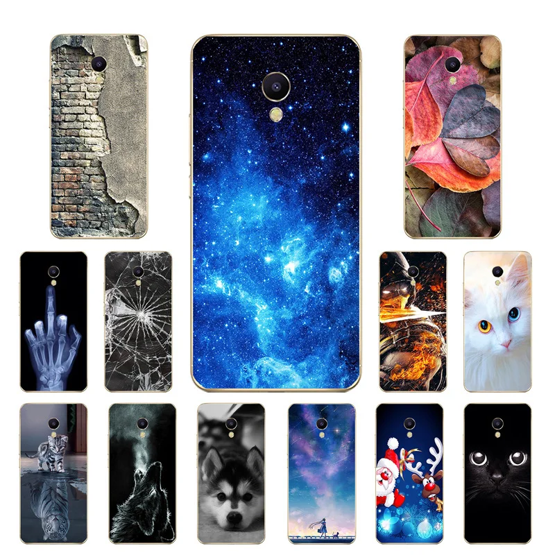 Soft Silicone Cover For Meizu M5S Mini M3 M6 Note MX6 U20 M6T 16X Mobile Phone Case Pro 6 7 Plus Pets Printing Coque |