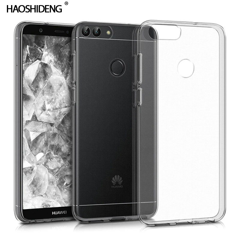 

Case For Huawei P smart TPU Silicon Durable Clear Transparent Soft Case for Huawei P smart Phone protective Back Cover