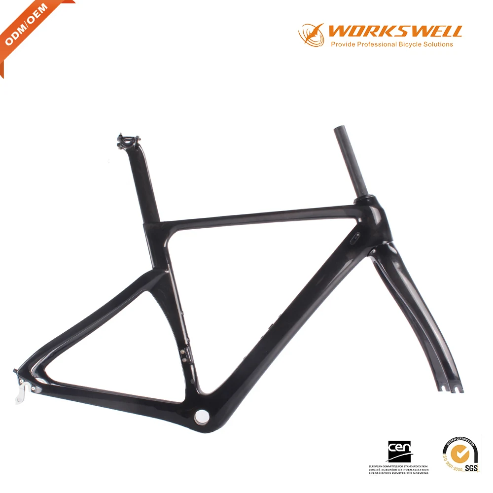 

700C Carbon Aero Road Bike frames with direct mount brake