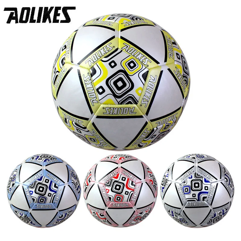 

5# Regular Match Competition Football Gift AOLIKES Brand Wear Resistant High Elastic Soccer Training Ball (Regular 11 People)