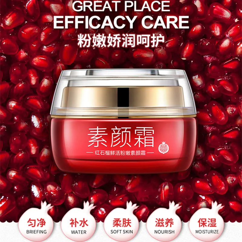 OneSpring Red Pomegranate Toning Effect Whitening Mackup Face Cream Deep Moisturizing Nutrition Hydrating Essence Skin Care 5 - 