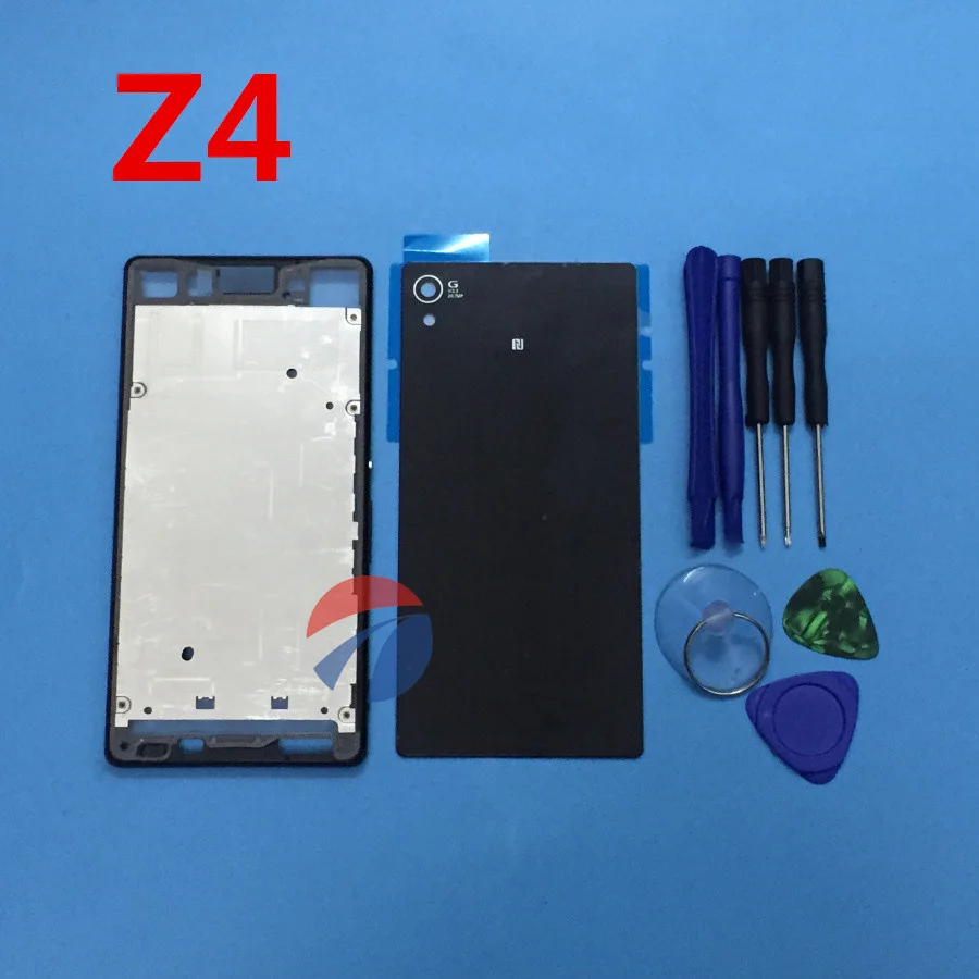 

Full housing Cover Case Middle Frame Bezel + Battery door with Side Buttons For Sony Xperia Z4 Z3+ Z3 Plus E6553 + tools