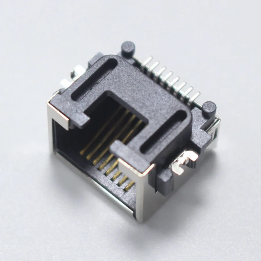 Сетевой разъем RJ45 2 шт. 8P Сетевая розетка Shenboard SMD интерфейс для ноутбука H = 8 6|interface|
