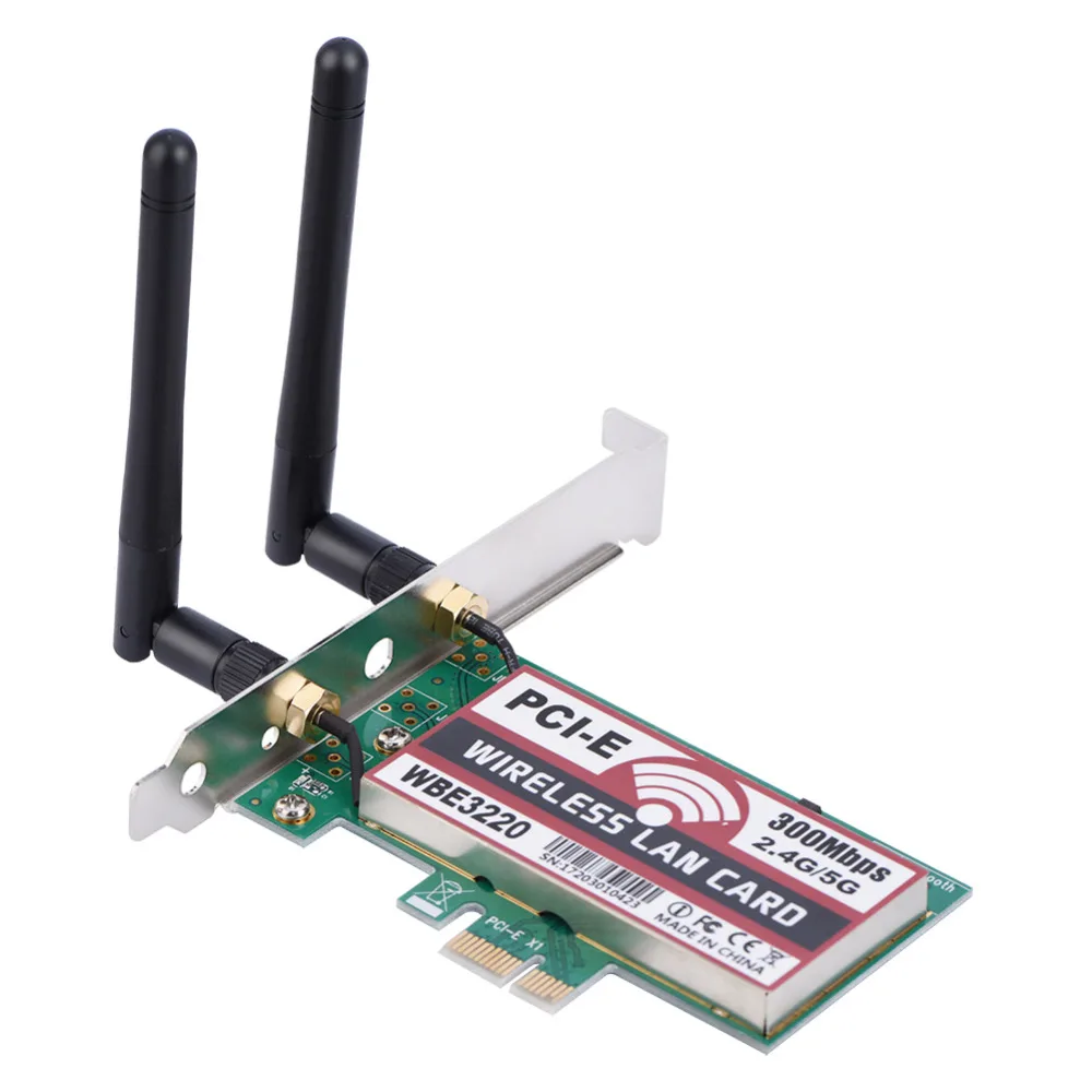 2,4G/5G 300Mbps PCI-e двухдиапазонный AP беспроводной WiFi WLAN адаптер Беспроводная точка доступа для ноутбука