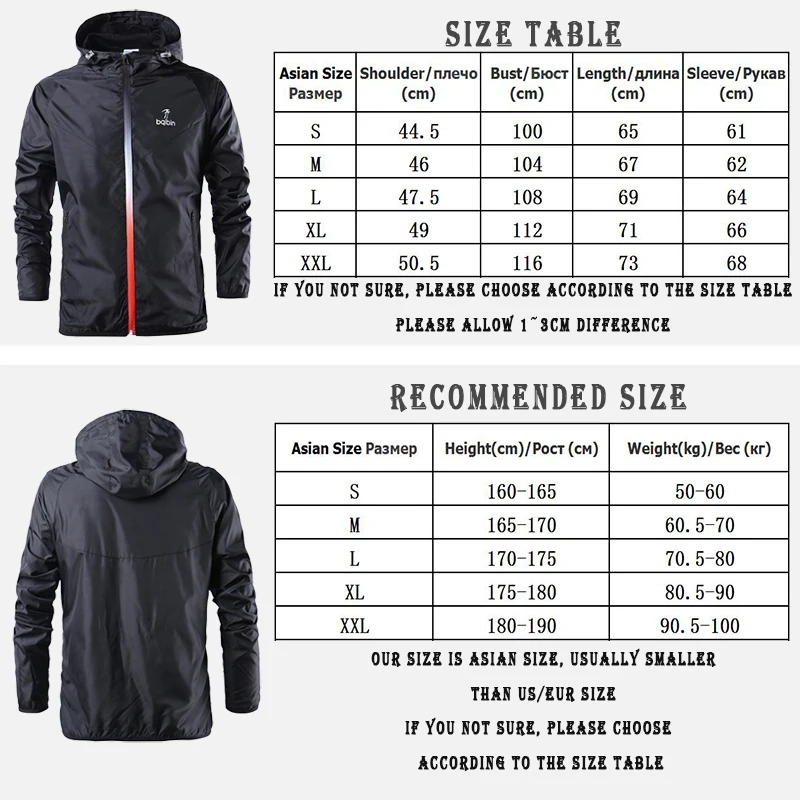 2019 New Spring Summer Mens Fashion Outerwear Windbreaker Men' S Thin Jackets Hooded Casual Sporting Coat Big Size
