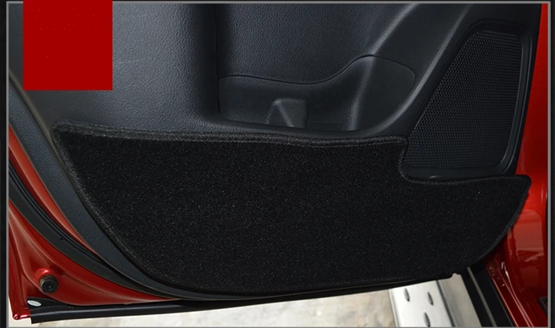 Для Mitsubishi Outlander 2013- авто-Стайлинг протектор боковой край защищенный анти-удар двери коврики чехол украшение интерьера