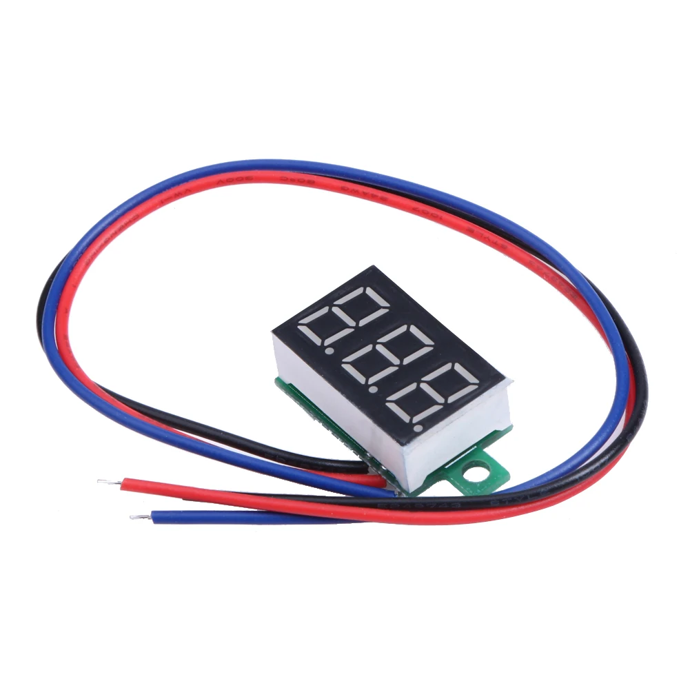 

0.36inch LCD Three Wire 5-30V LED Small Red Digital DC Voltmeter Panel Meter Power Supply Best Price