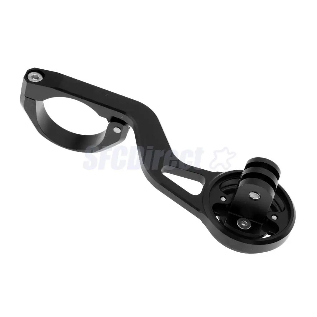 Aluminum Alloy Bicycle Stem Computer Mount Holder Bike Handlebar Extension Bracket Adapter Cycling GPS Speedometer Mount Bracket