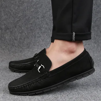 

NORTHMARCH Spring Fashion Casual Driving Shoes Genuine Leather Men Shoes Breathable Comfortable Flats Shoes Men Herenschoenen