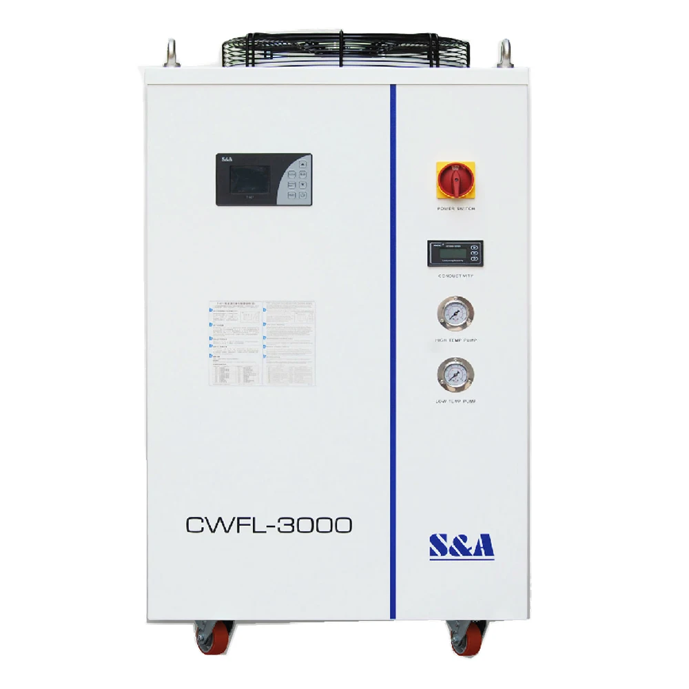 Industrial water chiller CWFL 3000ET dual temperature control system